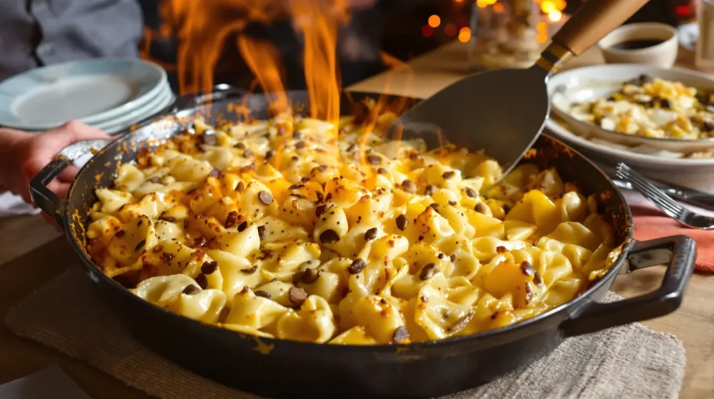 « Ma voisine a empilé des ravioles dans un plat à gratin et les invités ont cru qu'elle avait passé des heures en cuisine » : ce plat fondant au reblochon est prêt en 25 minutes